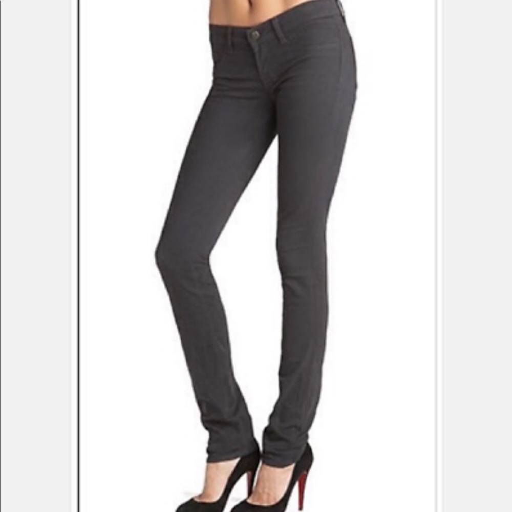 EUC J BRAND THE PENCIL LEG JEAN GREYHOUND GRAY